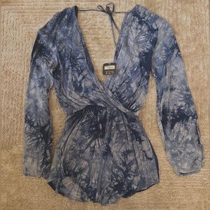 Sexy Tie Dyed Romper